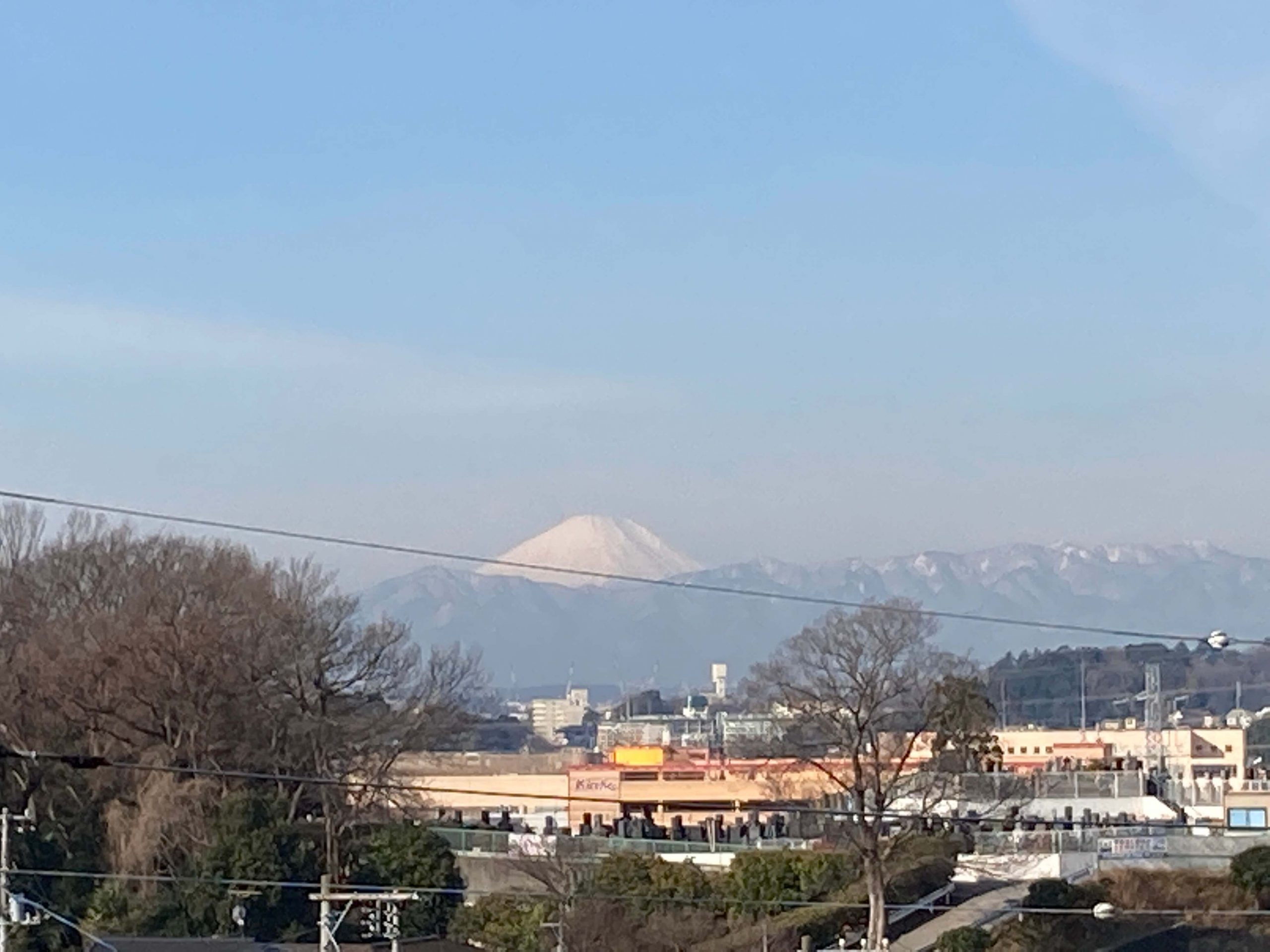 介護の王国梶山からの富士山